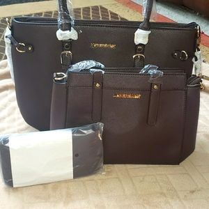 Montana West Handbags- 3pcs includes Tote Purse and Wallet